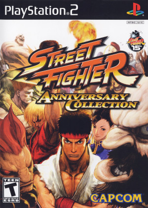 Street Fighter Anniversary Collection Box Art - Front and Back