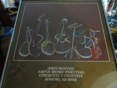 John Denver Autographed Concert Poster