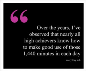 Mary Kay Ash Quote about High Achievers