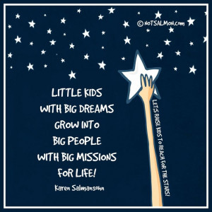 Big dreams rock! | www.notsalmon.com | Quotes for kids