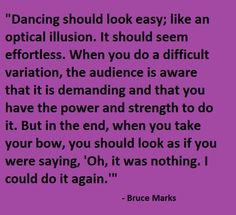 Love this dance quote