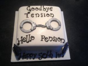 Police Retirement cake!