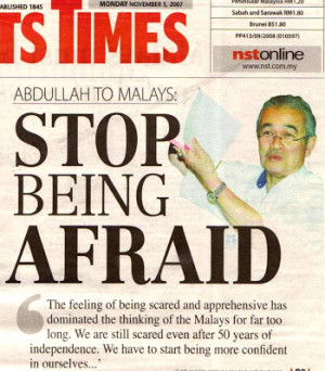 Pak Lah's Compendium of Flowery Slogans and Quotes