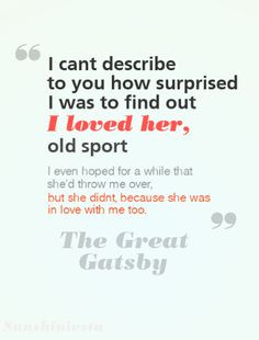 Great Gatsby Quotes About Love