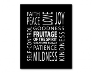 ... Patience Goodness Mildness Faith Self-control Kindness - Bible verse