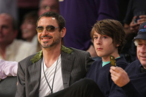 downey jr l and his robert downey jr son indio