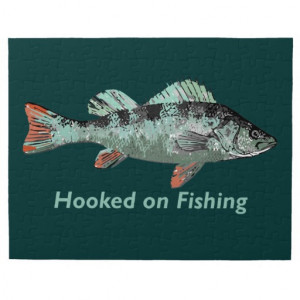 Hooked on Fishing Fun Fisherman Quote Puzzles