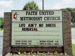 Random Funny Church Sign