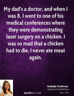 Natalie Portman Medical Quotes