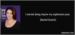 More Rachel Dratch Quotes