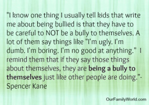 Being a bully to themselves