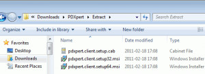 CAB/MSI files are extracted for use in GP deployment