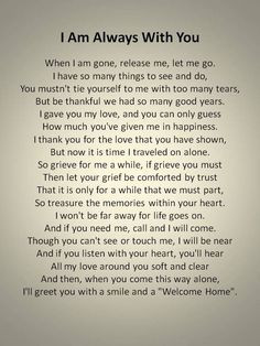 To my granddaughter... Keep this till the time comes... I love you ...