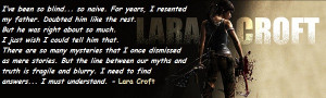 Tomb Raider Forum Signature - Lara Croft Quotes by shaikhs