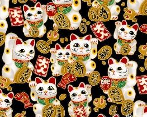 japanese good luck cat a japanese beckoning cat well know for its