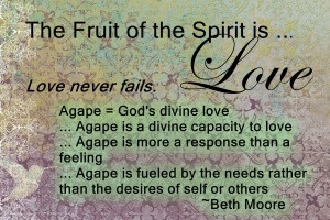 fruit of spirit Beth Moore----- Candy Troutman