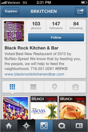Cool Instagram Bio Quotes Instagram black rock kitchen