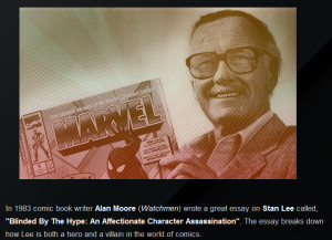 Alan Moore's Lost Stan Lee Essay | Kirby Dynamics