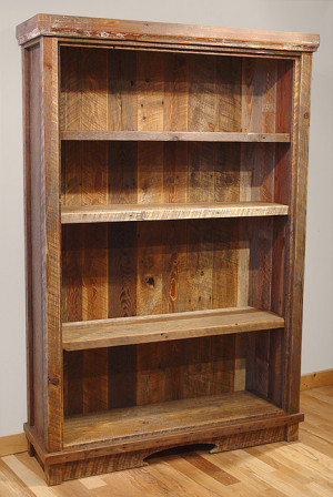 Reclaimed Barn Wood Bookshelf