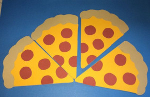 Pizza Slice Die Cuts for scrapbooking centerpieces cupcakes ...