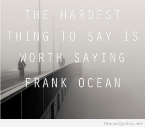 Frank Ocean HD wallpaper quote