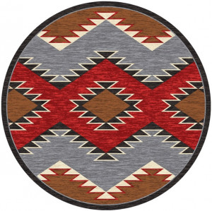 bright multi colored southwestern rug