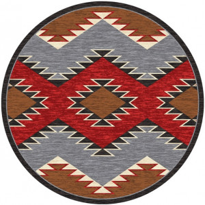 bright multi colored southwestern rug