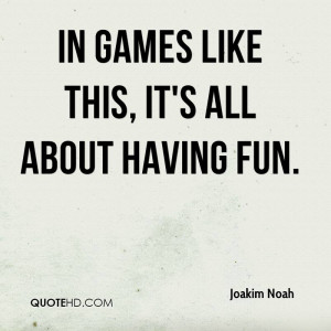 In games like this, it's all about having fun.