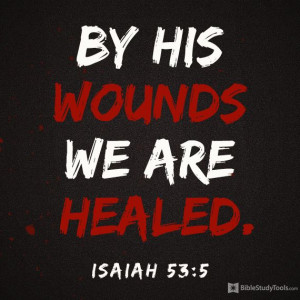 But he was pierced for our transgressions, he was crushed for our ...