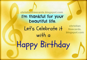 Happy Birthday Quotes for Friends Christian