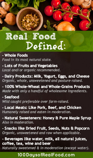 are the rules we followed during our original 100 Days of Real Food ...
