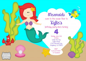Storage Grace: Little Mermaid 4th Birthday Party