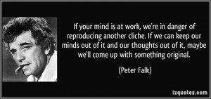 More Peter Falk Quotes