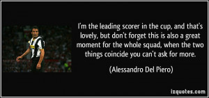 More Alessandro Del Piero Quotes