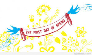 First day of Spring march 21 wallpaper