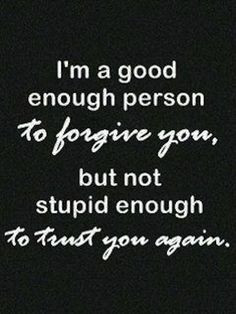 TRUTH Trust is the Main things that people take for Granted, screw ...