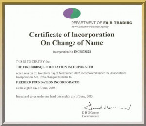 Free Certificate Of Incorporation Free Certificate Of Incorporation