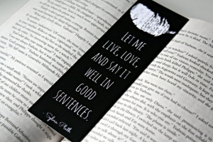 The Bell Jar Bookmark - Sylvia Plath Quote, Literary Quote Print ...