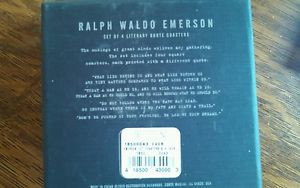Details about Restoration hardware coasters ralph emerson quotes