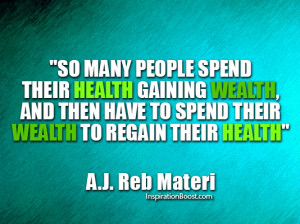 Wealth and Health Quotes