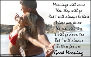 Good morning poems for girlfriend | WishesMessages.