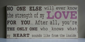 quotes & word art / strength of my love word art sign the by ...