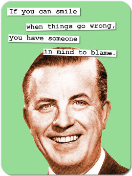 Funny Retro Magnet 75: If you can smile when things...