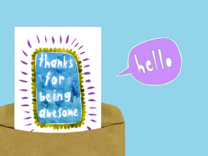 Thank You Greeting Card...