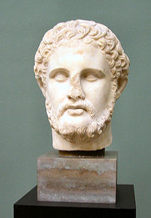 Bust of Philip II of Macedon.