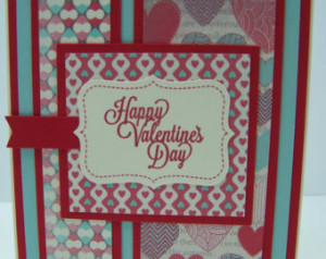Stampin Up Handmade Greeting Card: Valentine's Day Card, I Love You ...
