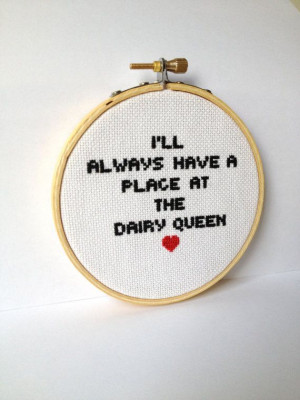 Waiting for Guffman, Embroidery Hoop Art. - quote cross stitch. I'll ...