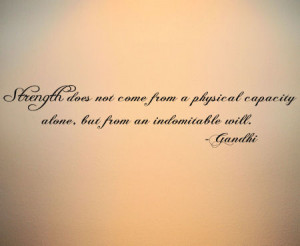 collection gt famous quotes strength from will wall decals wallpaper