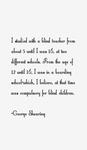 George Shearing Quotes amp Sayings