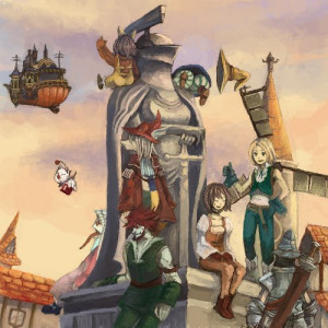 Amarant Freya Garnet Steiner Zidane Vivi Eiko Quina And Mog Picture